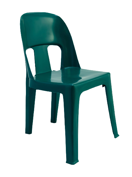 Plastic Party Chair Heavy Duty Unica Green Colour